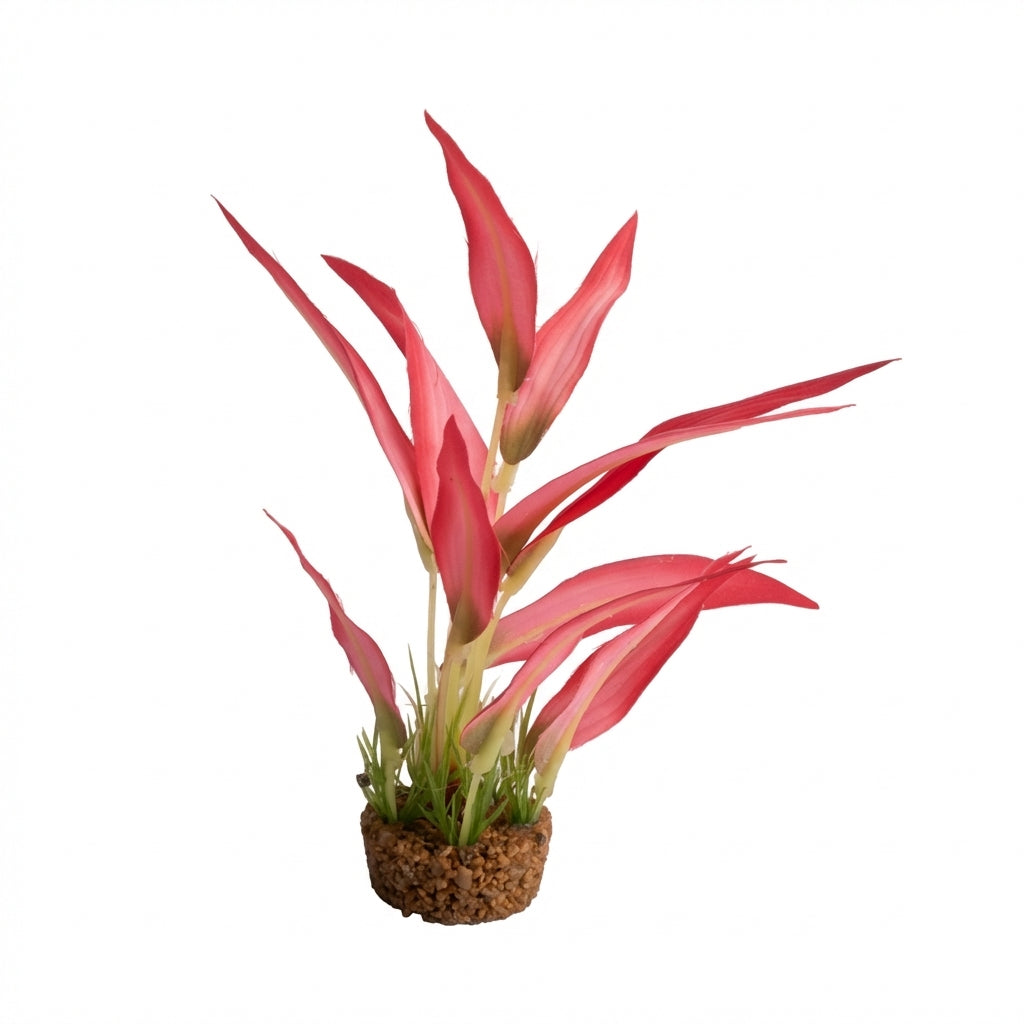 Artificial Aquarium Upright Broad Leaf Plant Ornament – 2608 Series