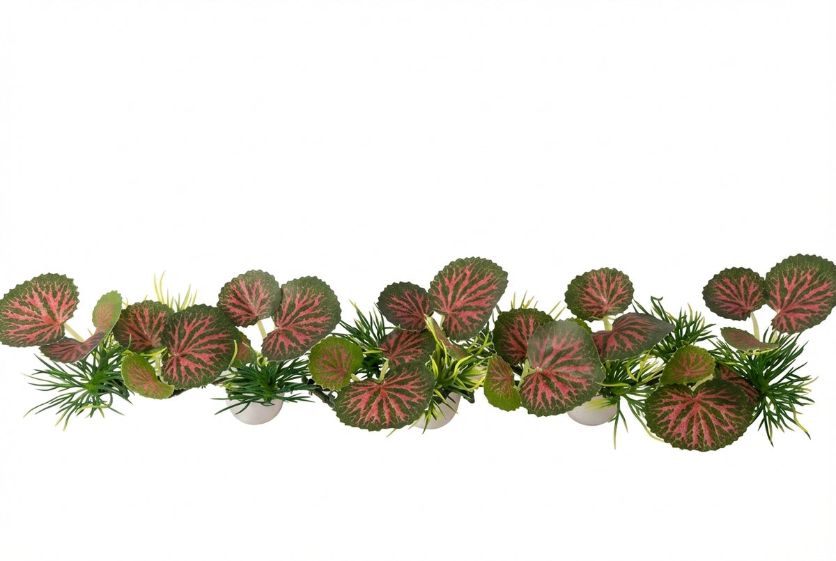 Suction Cup Reptile Terrarium Plant Decorations – Assorted Styles