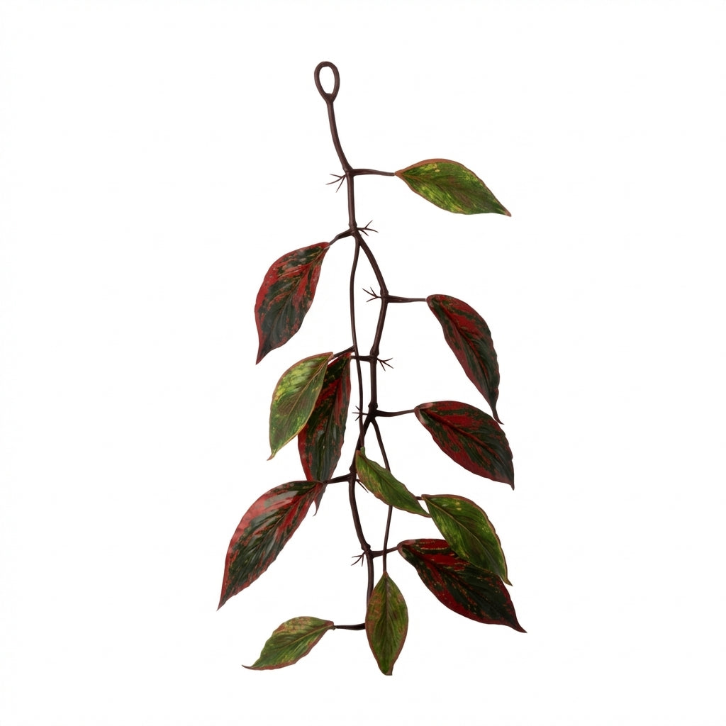 Artificial Reptile Terrarium Hanging Vines – Assorted Leaf Styles
