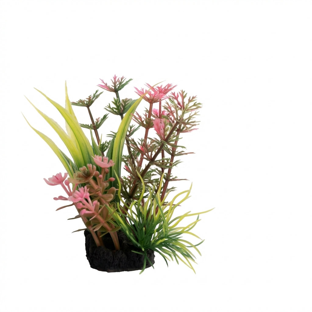 8 cm Mini Artificial Aquarium Plants – Assorted Styles