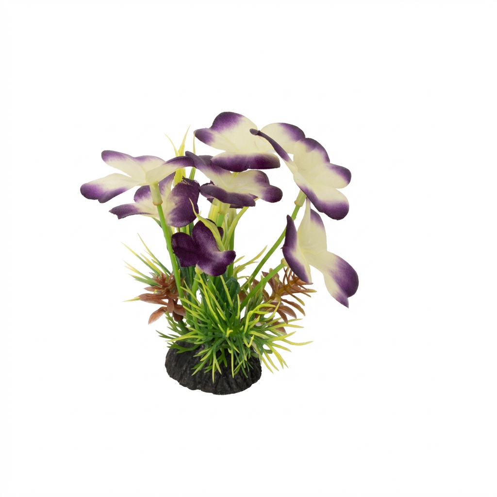 Artificial Aquarium Flower Plant Ornament – Mini Flower Series