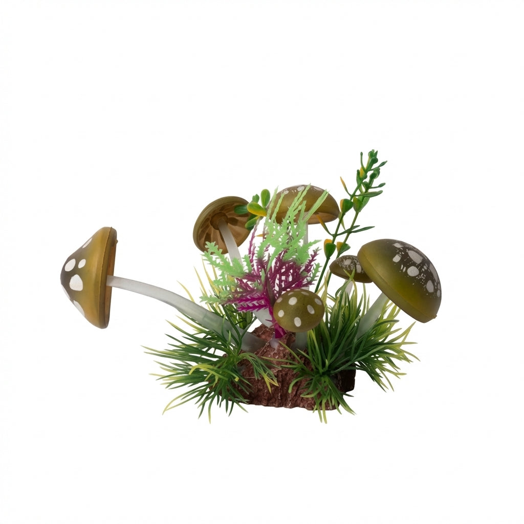 Silicone Mushroom Aquarium Ornament – 1313 Series