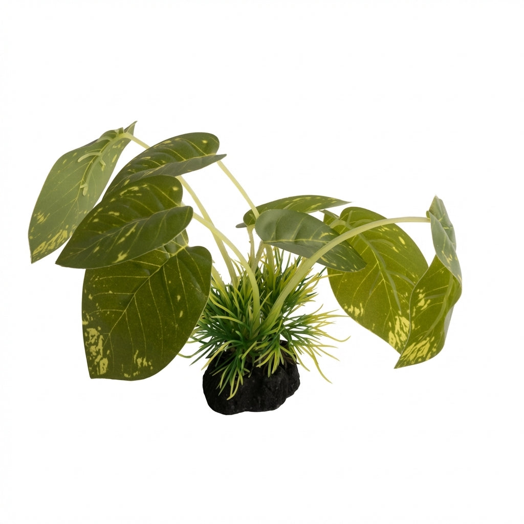 Artificial Aquarium Large Leaf Plant Ornament – 1505 Series