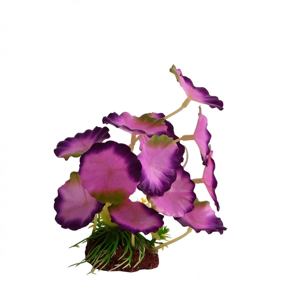 Artificial Aquarium Round Leaf Plant Ornament – 1601 Series