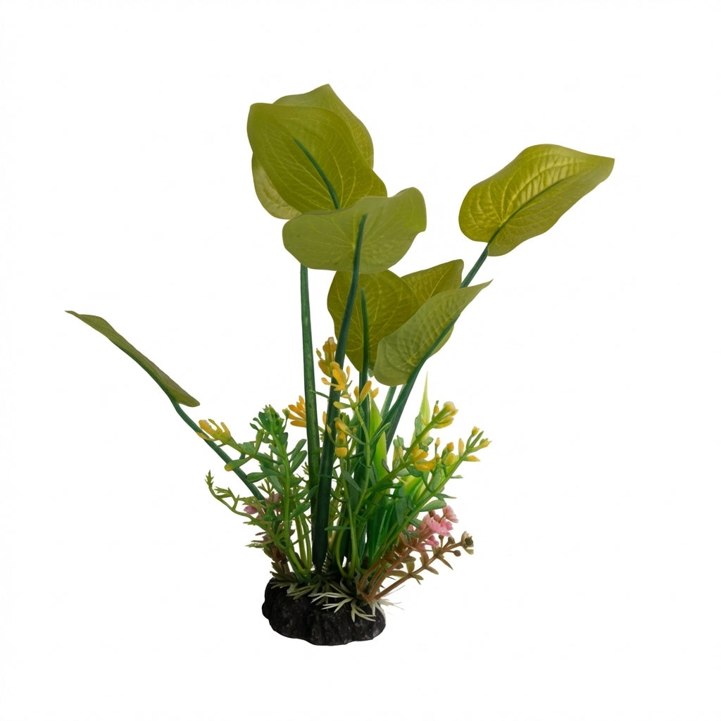 Artificial Aquarium Broad Leaf Plant Ornament – 164 Series