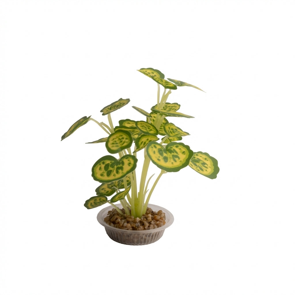 Artificial Aquarium Variegated Leaf Plant Ornament – 1820 Series