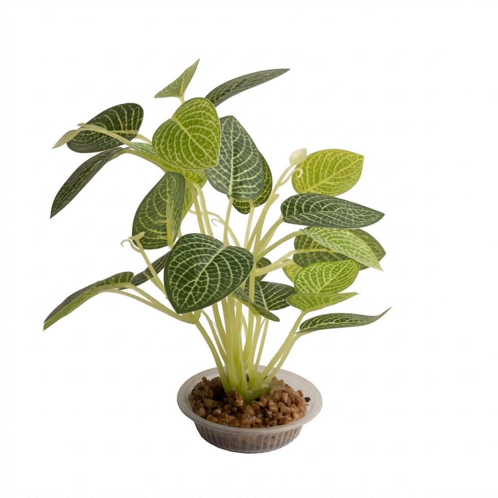 Artificial Aquarium Variegated Leaf Plant Ornament – 1820 Series