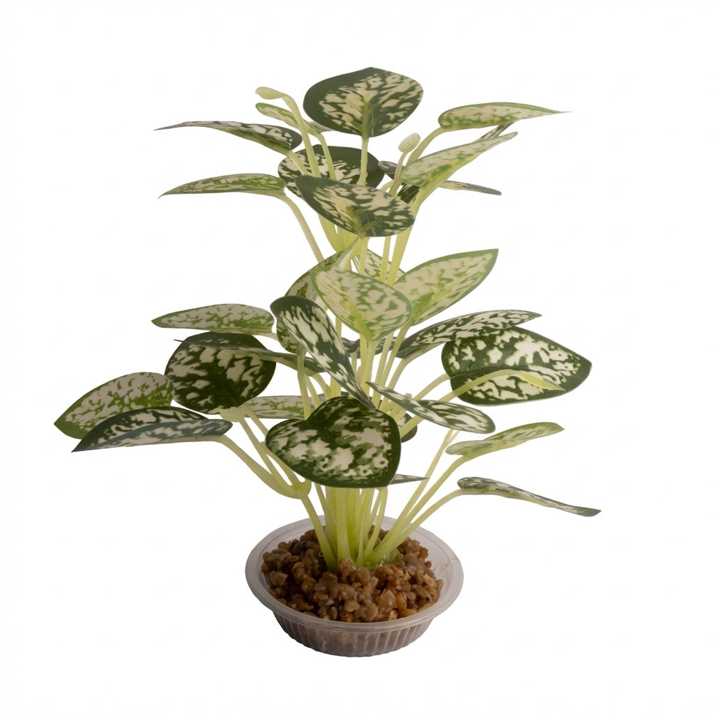 Artificial Aquarium Variegated Leaf Plant Ornament – 1820 Series