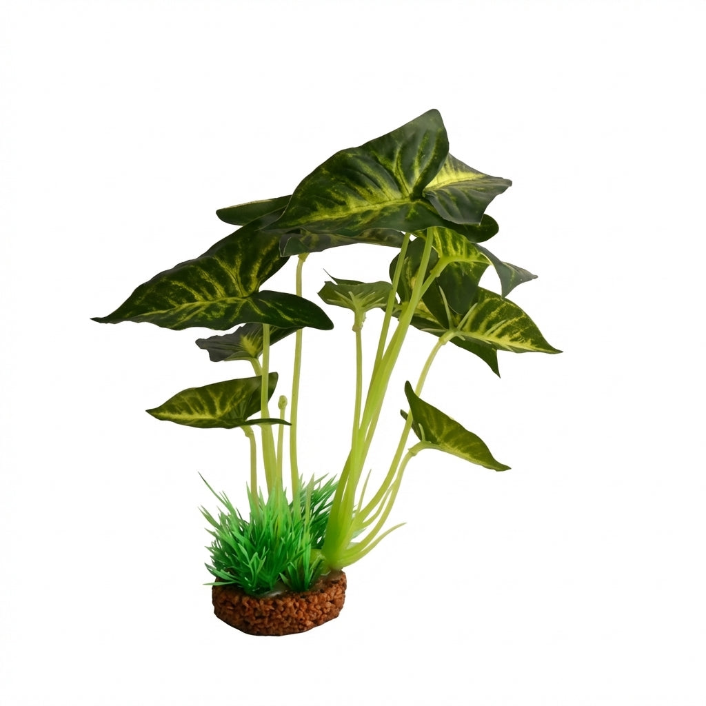 Artificial Aquarium Broad Leaf Plant Ornament – 200 Series