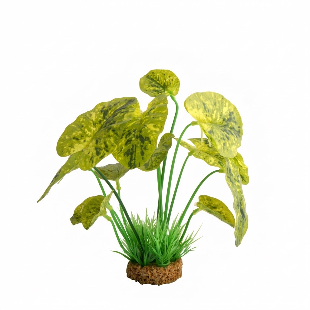 Artificial Aquarium Broad Leaf Plant Ornament – 200 Series