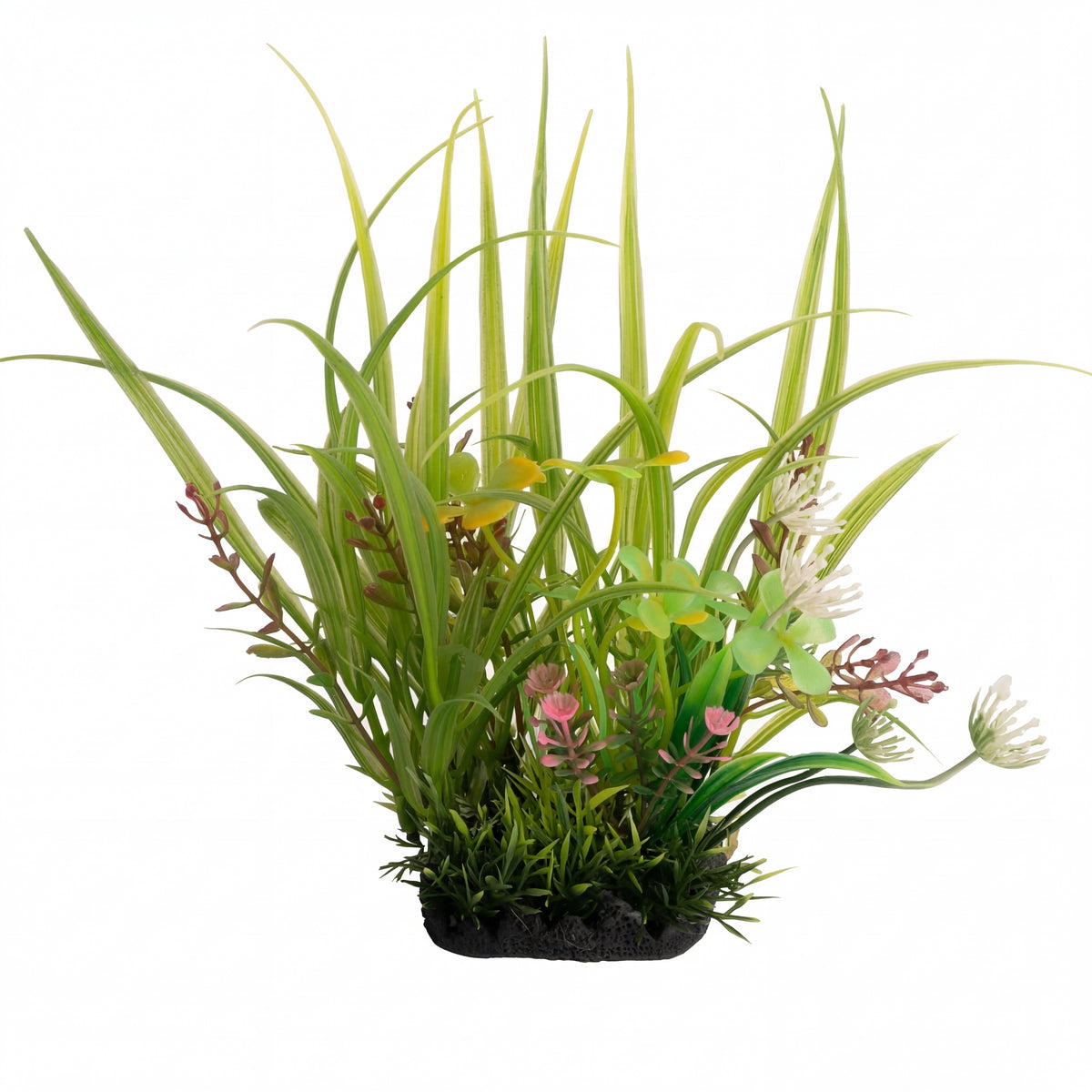 Tall Grass Series Artificial Aquarium Plant Decoration – 20–22 cm / 120 g Resin Base