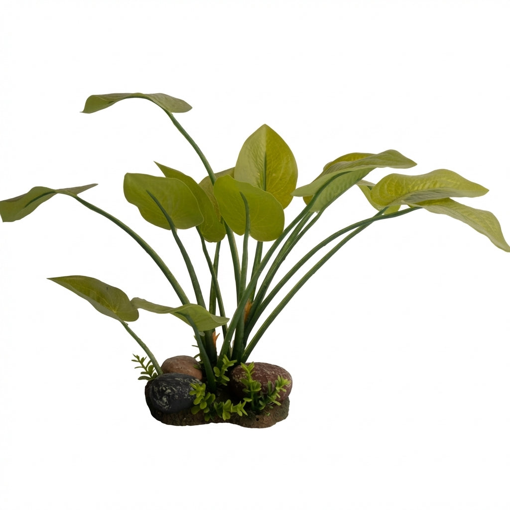 Artificial Aquarium Variegated Leaf Plant Ornament – 2240 Series
