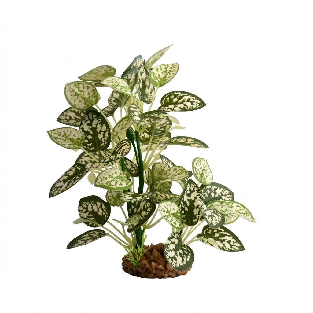 Artificial Aquarium Variegated Leaf Plant Ornament – 2240 Series