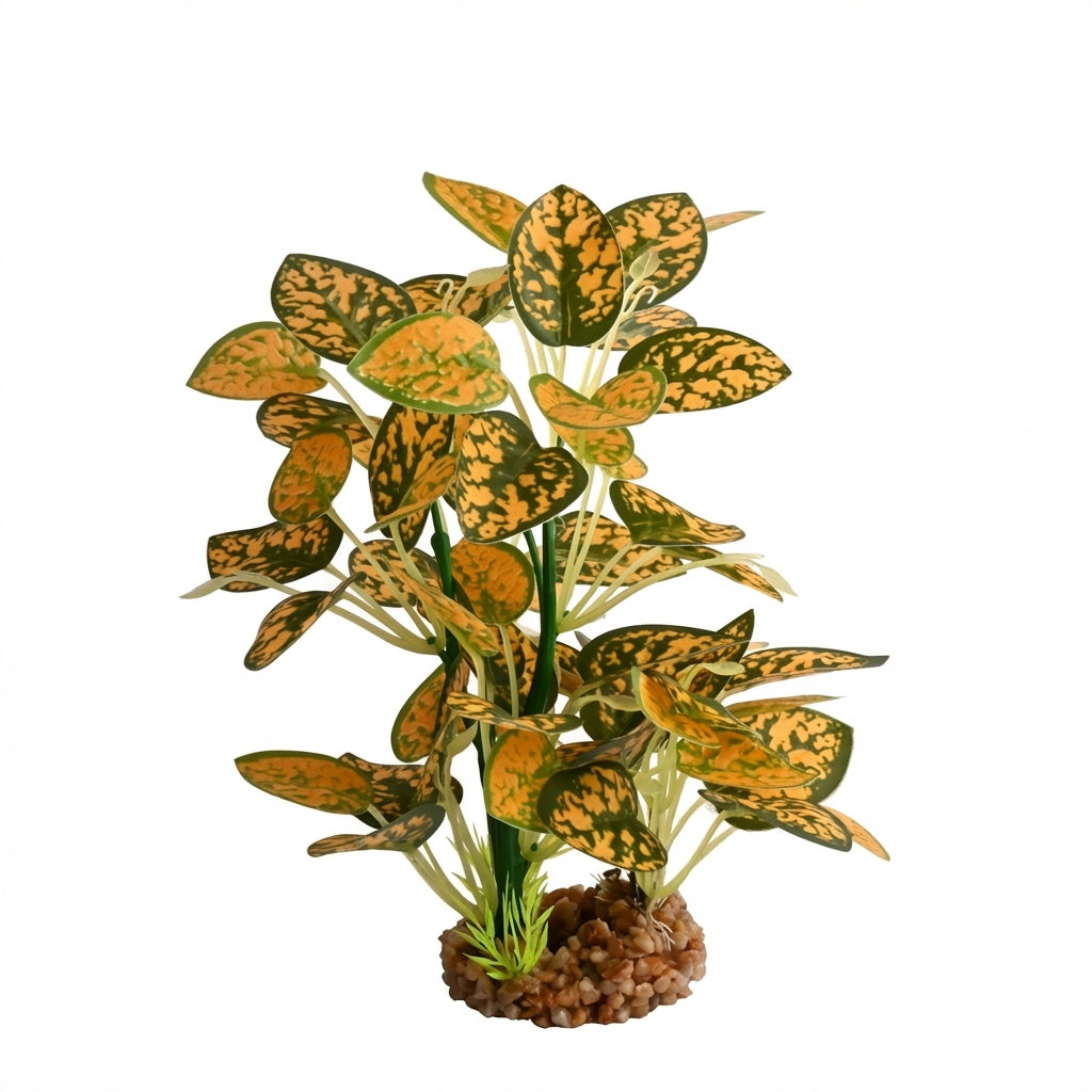Artificial Aquarium Variegated Leaf Plant Ornament – 2240 Series
