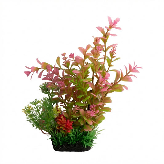 22602 Series Artificial Aquarium Plant Decoration – 22 cm / 8.7 in, 120 g Resin Base
