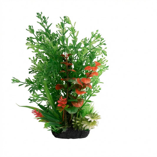 22603 Series Artificial Aquarium Plant Decoration – 120 g Resin Base