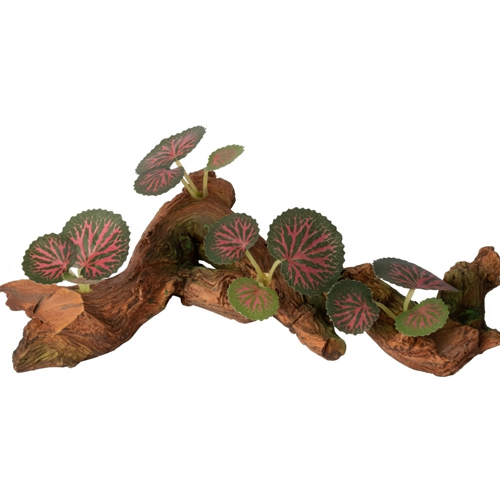 Resin Reptile Tree Branch Decoration with Suction Cups