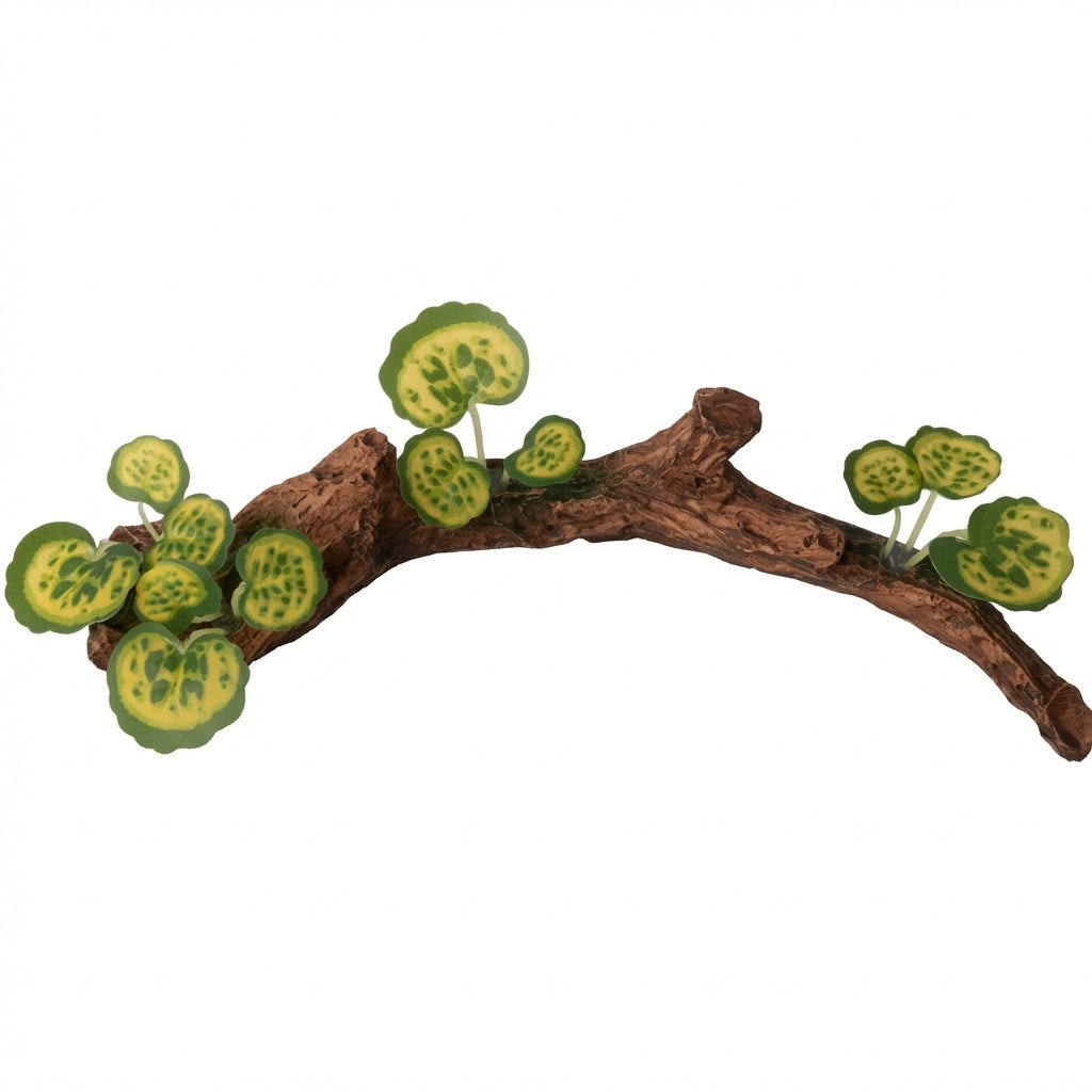 Resin Reptile Tree Branch Decoration with Suction Cups