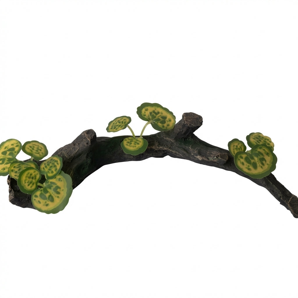 Resin Reptile Tree Branch Decoration with Suction Cups