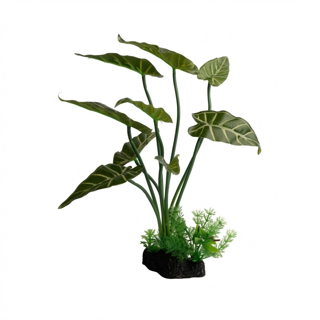 Artificial Aquarium Tall Leaf Plant Ornament – 300 Series
