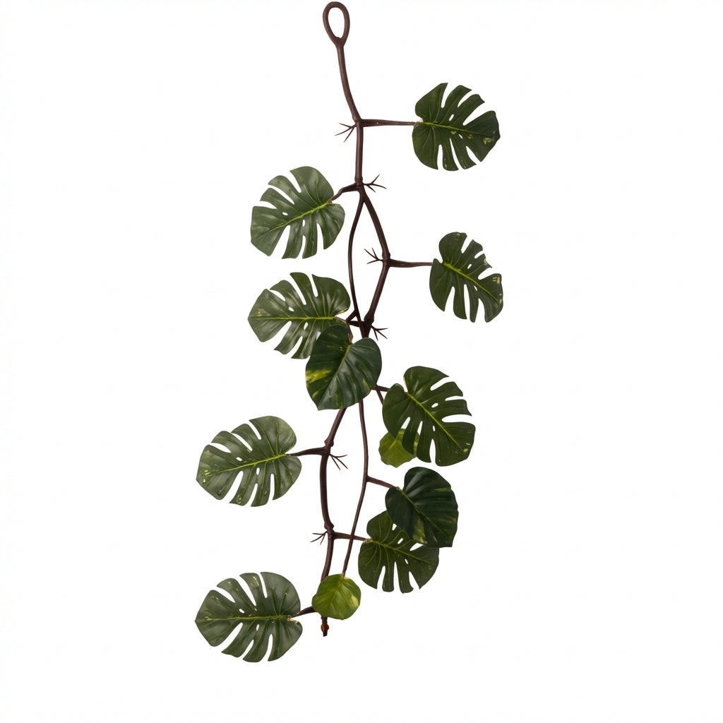 Artificial Reptile Terrarium Hanging Vines – Assorted Leaf Styles