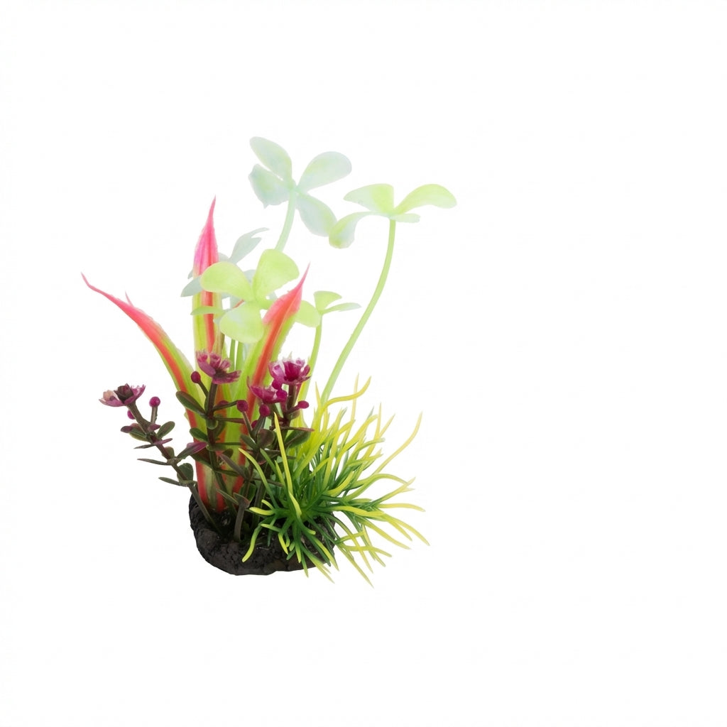 8 cm Mini Artificial Aquarium Plants – Assorted Styles