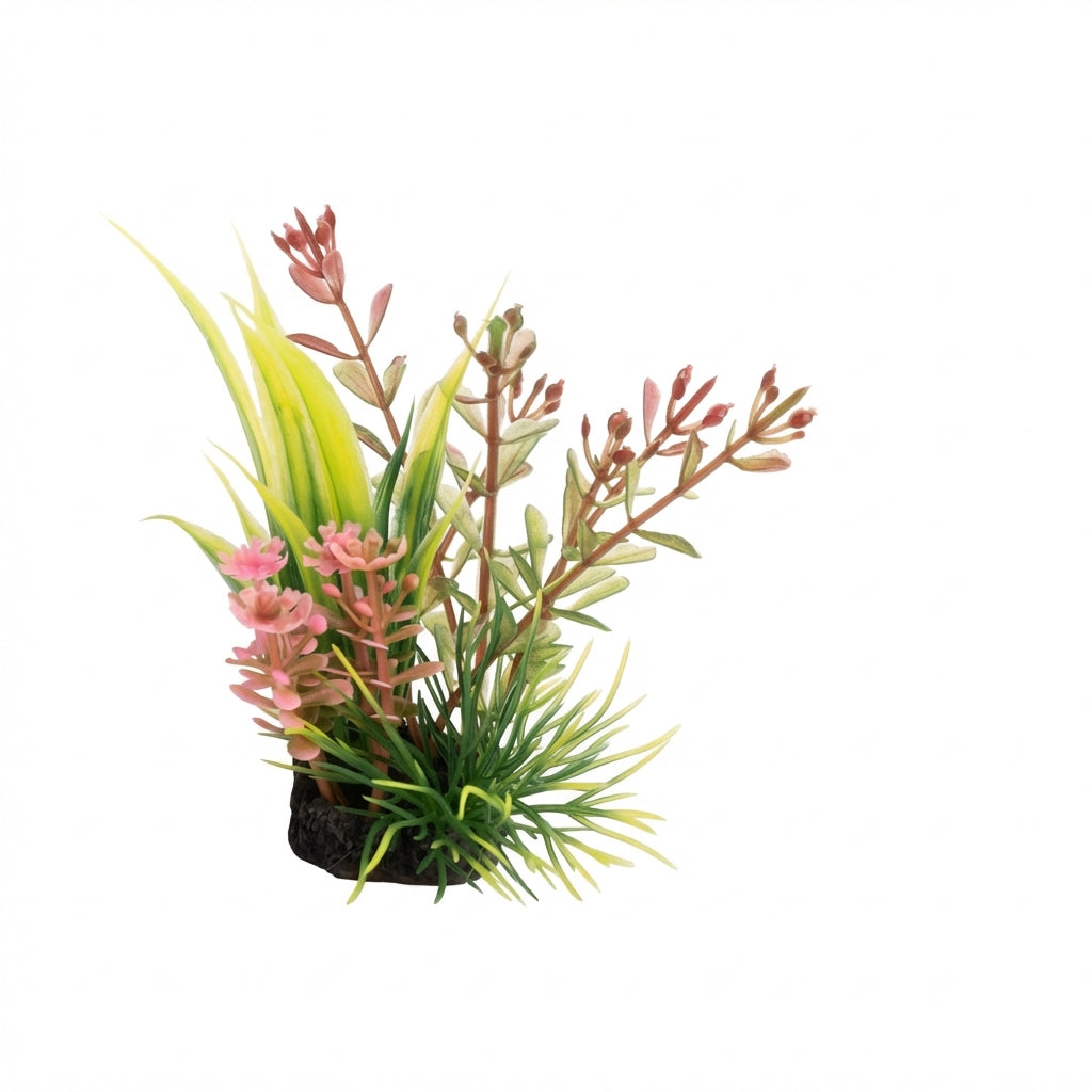 8 cm Mini Artificial Aquarium Plants – Assorted Styles
