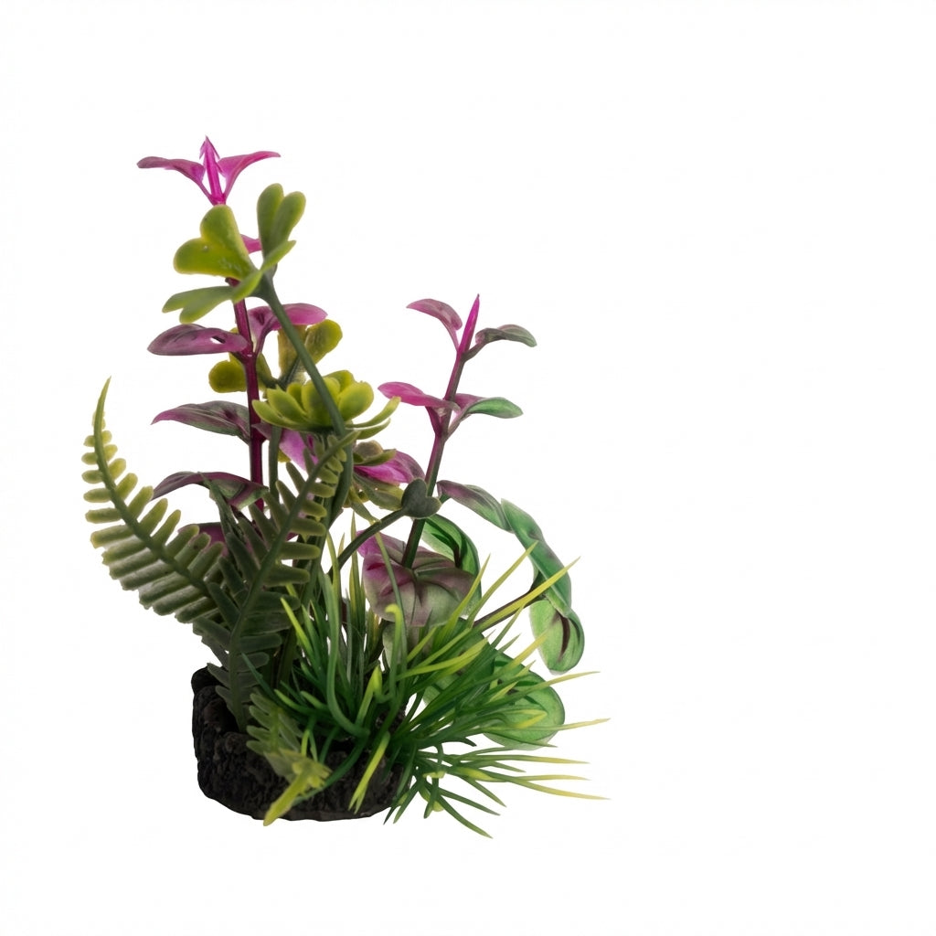 8 cm Mini Artificial Aquarium Plants – Assorted Styles