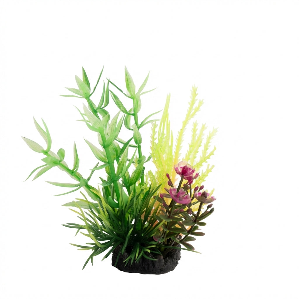 8 cm Mini Artificial Aquarium Plants – Assorted Styles