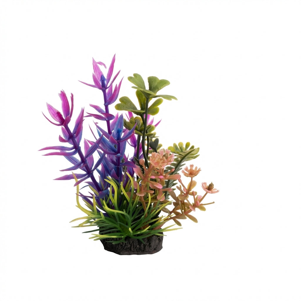 8 cm Mini Artificial Aquarium Plants – Assorted Styles