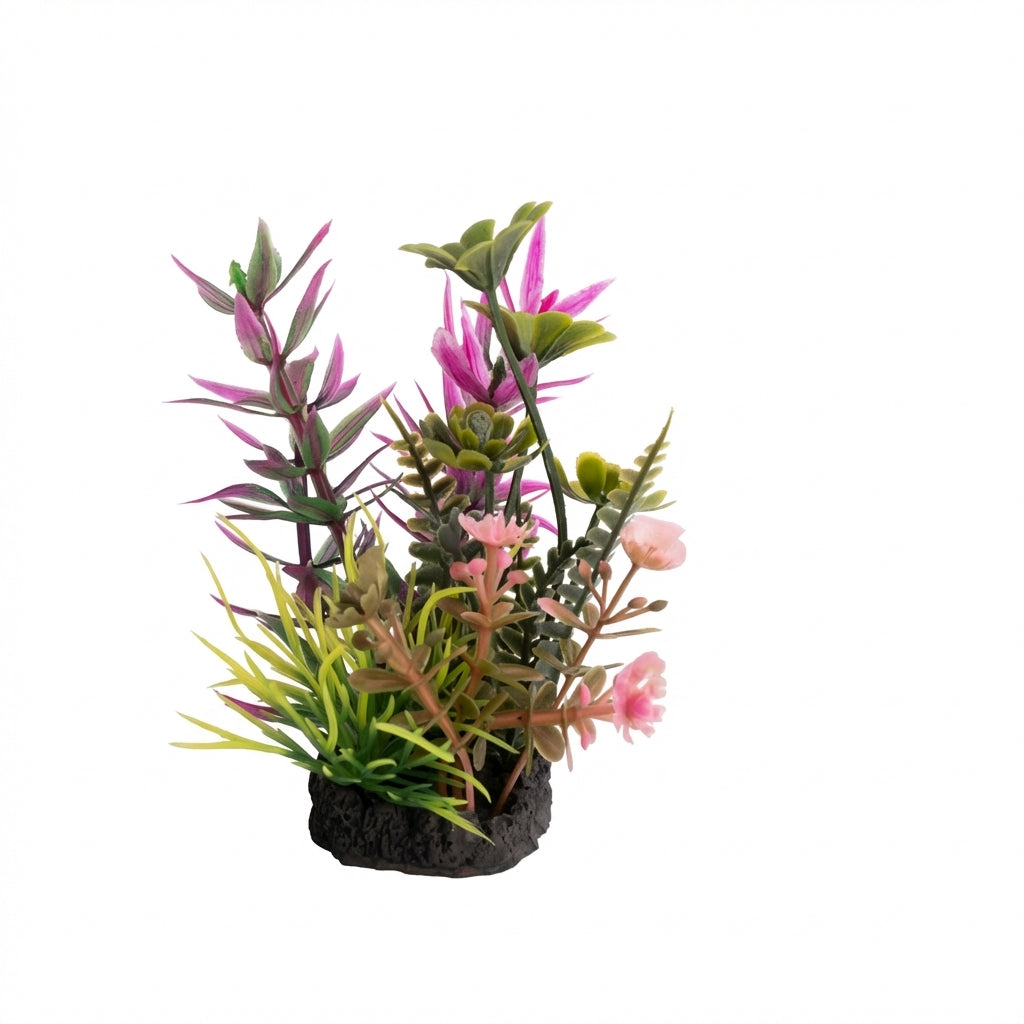 8 cm Mini Artificial Aquarium Plants – Assorted Styles