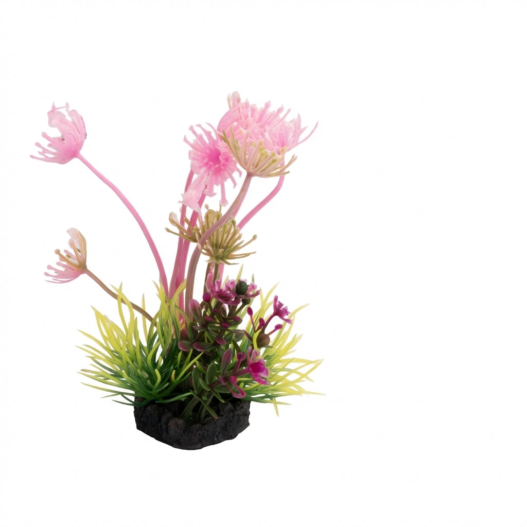 8 cm Mini Artificial Aquarium Plants – Assorted Styles