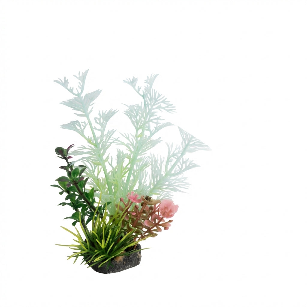 8 cm Mini Artificial Aquarium Plants – Assorted Styles