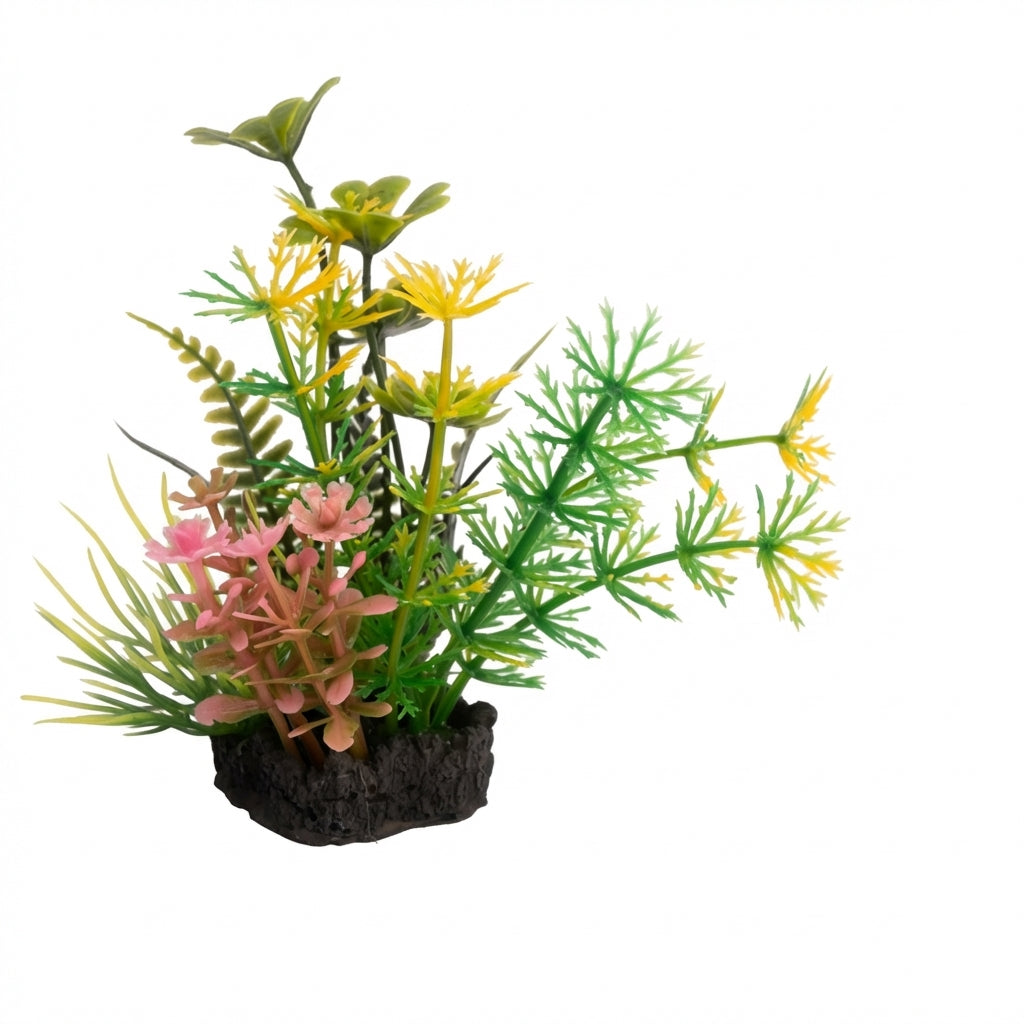 8 cm Mini Artificial Aquarium Plants – Assorted Styles