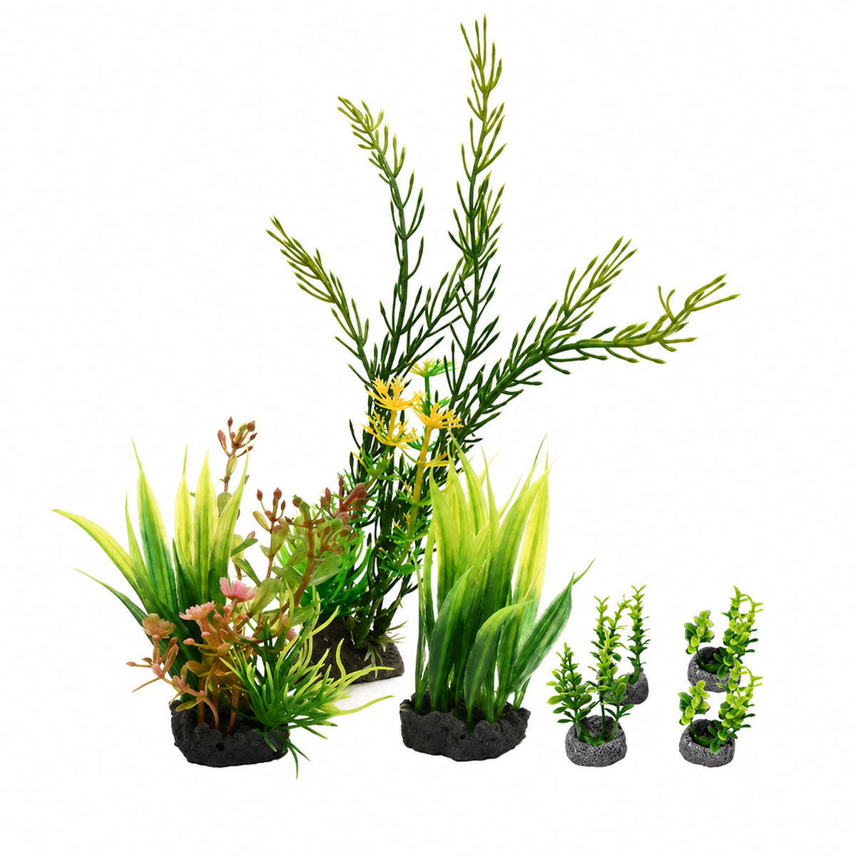 5.75 Gallon Glass Aquarium Kit with Flowing Sand Waterfall