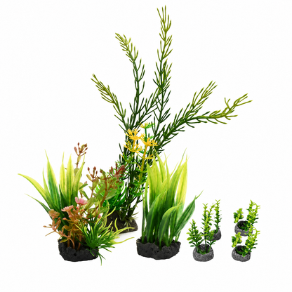 5.75 Gallon Glass Aquarium Kit with Flowing Sand Waterfall