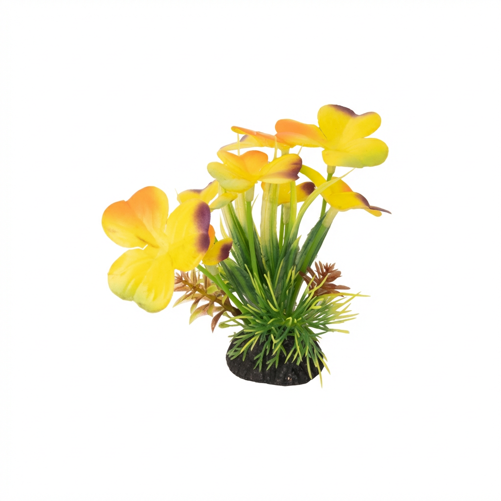 Artificial Aquarium Flower Plant Ornament – Mini Flower Series