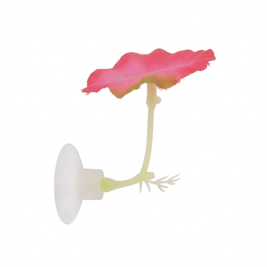 Artificial Lotus Leaf Aquarium Decoration with Suction Cup