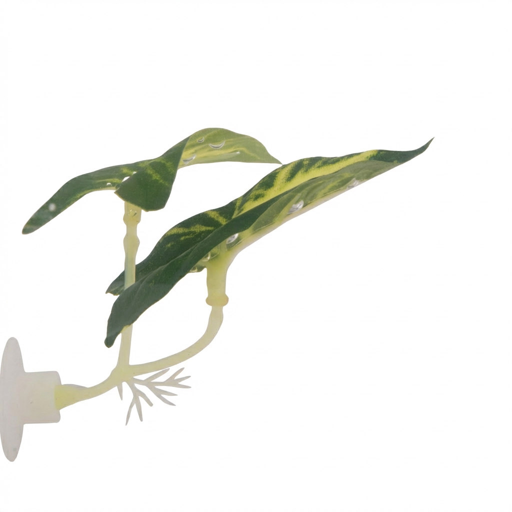 Double Long-Leaf Betta Fish Hammock with Suction Cup